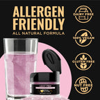 Brew Glitter Light Pink Edible Drink Glitter 1x 4g Jar for Cocktails, Beer, & Beverages