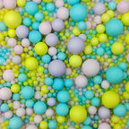 Edible Pastel Sugar Pearls Candy Sprinkles 120G/ 4.23Ounce Baking Cake Sprinkles Cupcake and Cake Topper Cookie Decorations Wedding Party Valentines Halloween Christmas Supplies