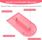 2 PCS Fondant Smoothing Tool, Cake Decoration Icing Smoother, Plastic Fondant Icing Smoother Polisher, Icings Scraper Paddle Tool for Cake Decoration Tools (Pink, Green)