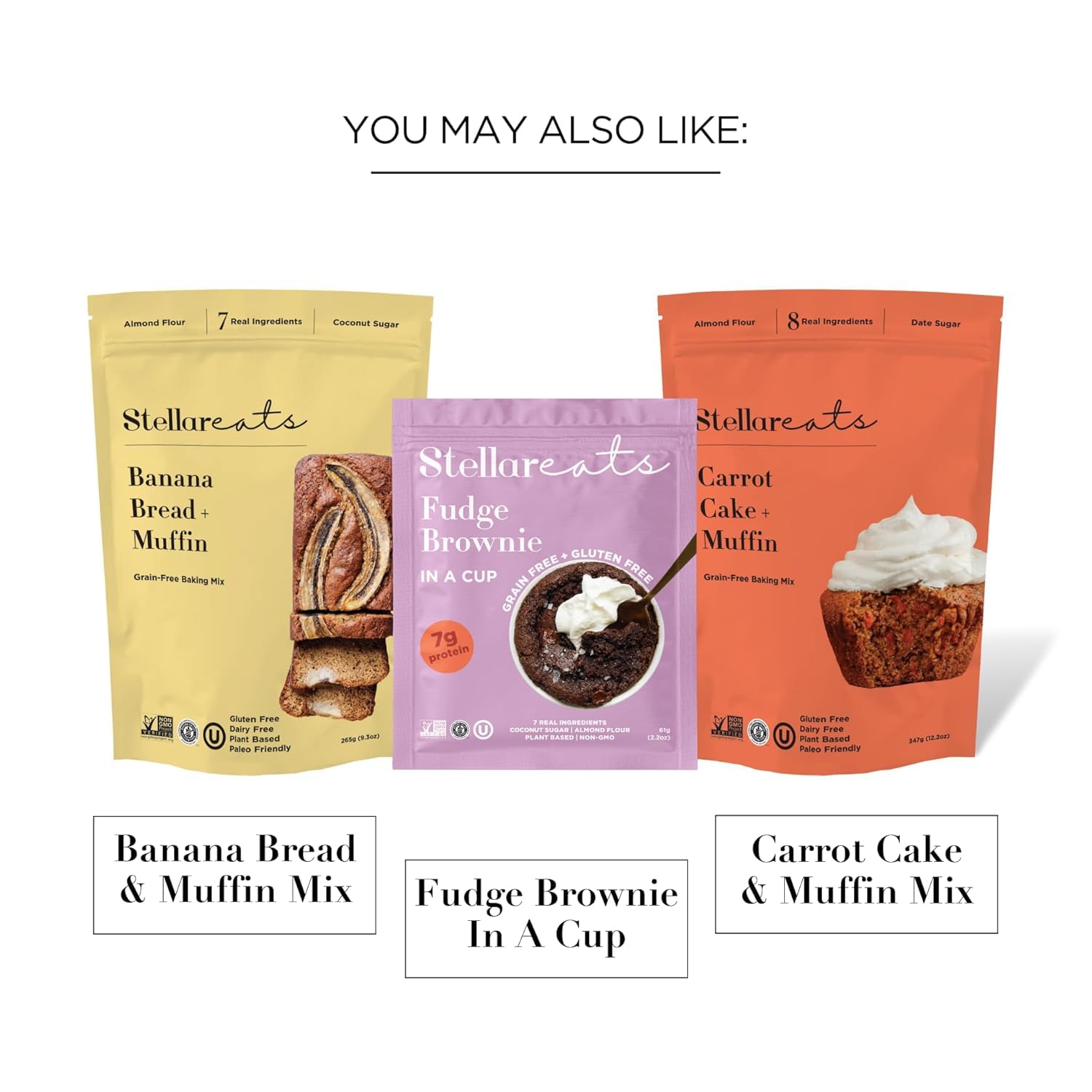 Stellar Eats Grain-Free Pizza Dough Baking Mix | Gluten-Free, Dairy-Free, Plant-Based, Paleo-Friendly | No Added Sugar | Almond Flour-Based | Non-GMO Project Verified, Kosher | 9.5 oz | 2 Pack