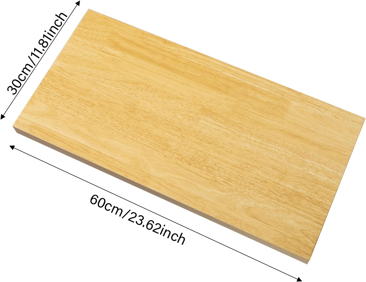 Butcher Block Countertop | 24x12in Wood Board Countertop | DIY Washer Dryer/Island/Kitchen countertop | Counter top Cutting Board | 1102lbs Load Capacity | Wood Color | NO Base Legs