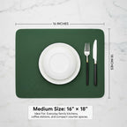 Dish Drying Mat Super Absorbent – 16" x 18" Coffee Mat for Countertops – Non-Slip Drying Mat for Kitchen Counter – Easy to Clean Water Absorbent Mat – Large Dish Drying Mats (Brown)