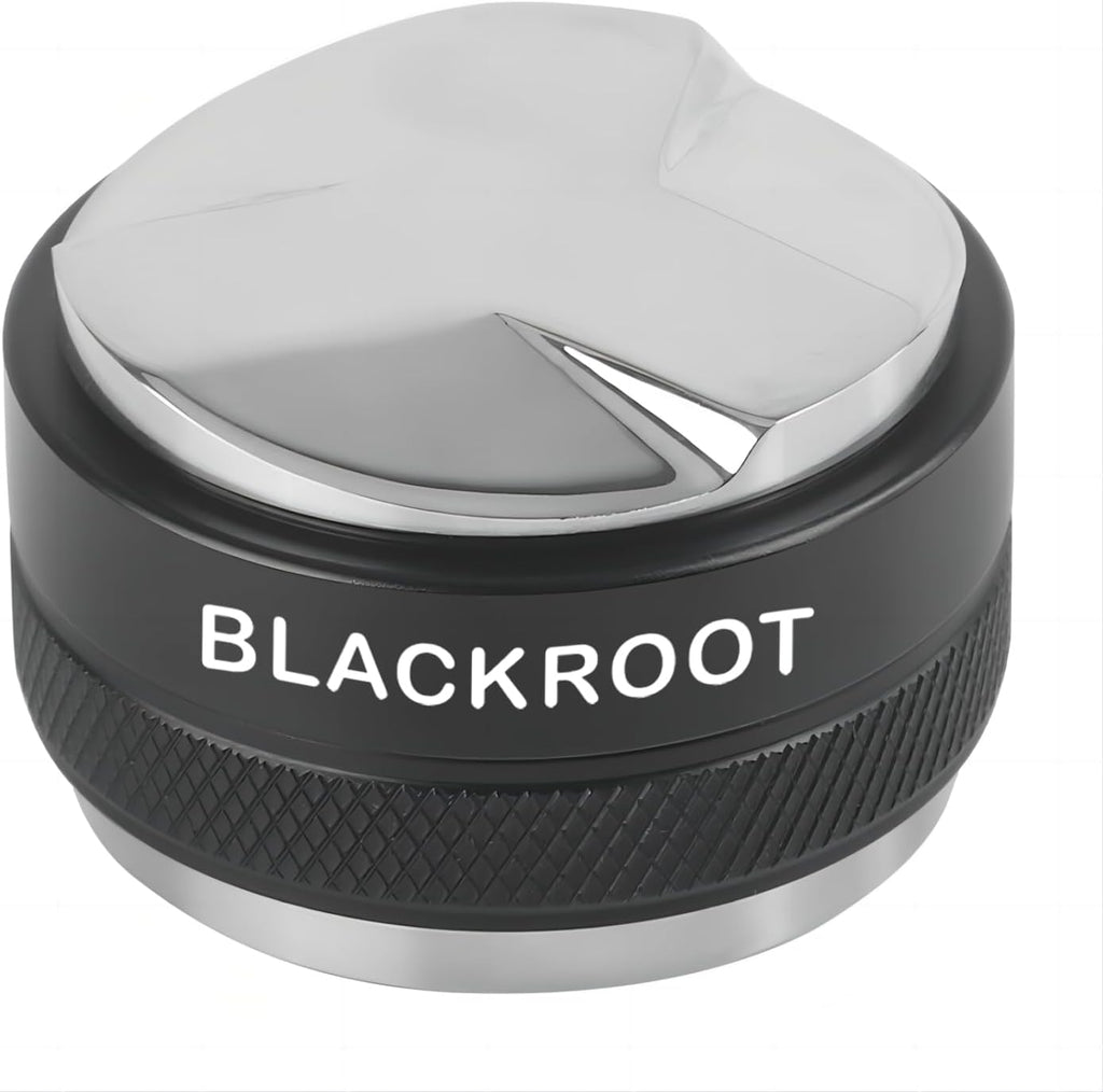 BLACKROOT 53mm Precision Coffee Distributor and Tamper,Dual Head Leveler Tool with Adjustable Depth for Consistent Espresso Puck Prep, Fits 53-54mm Portafilters