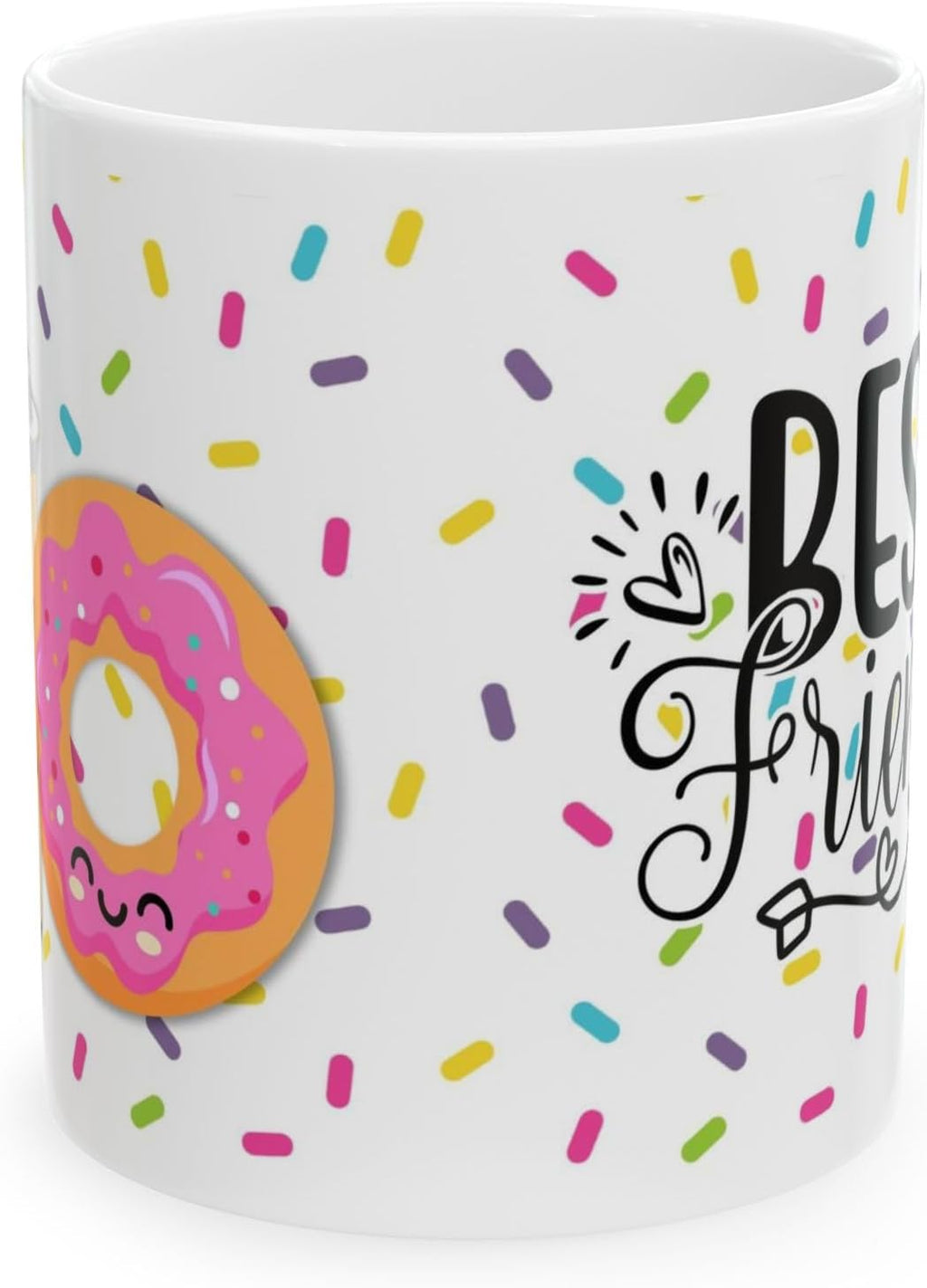 11 OZ Novelty Coffee Mugs - Christmas Gift (Best Friends Theme)