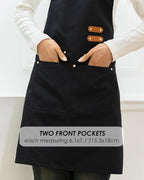 Lisianthus 2 Pack Adjustable Bib Aprons for Women with Pockets, Men's Kitchen Cooking Apron