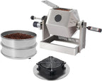 Coffee Bean Roaster with Coffee Bean Cooler, Gas 500g Coffee Bean Baker Drum Type Automatic Coffee Bean Roasting Machine for Home and Commercial Use