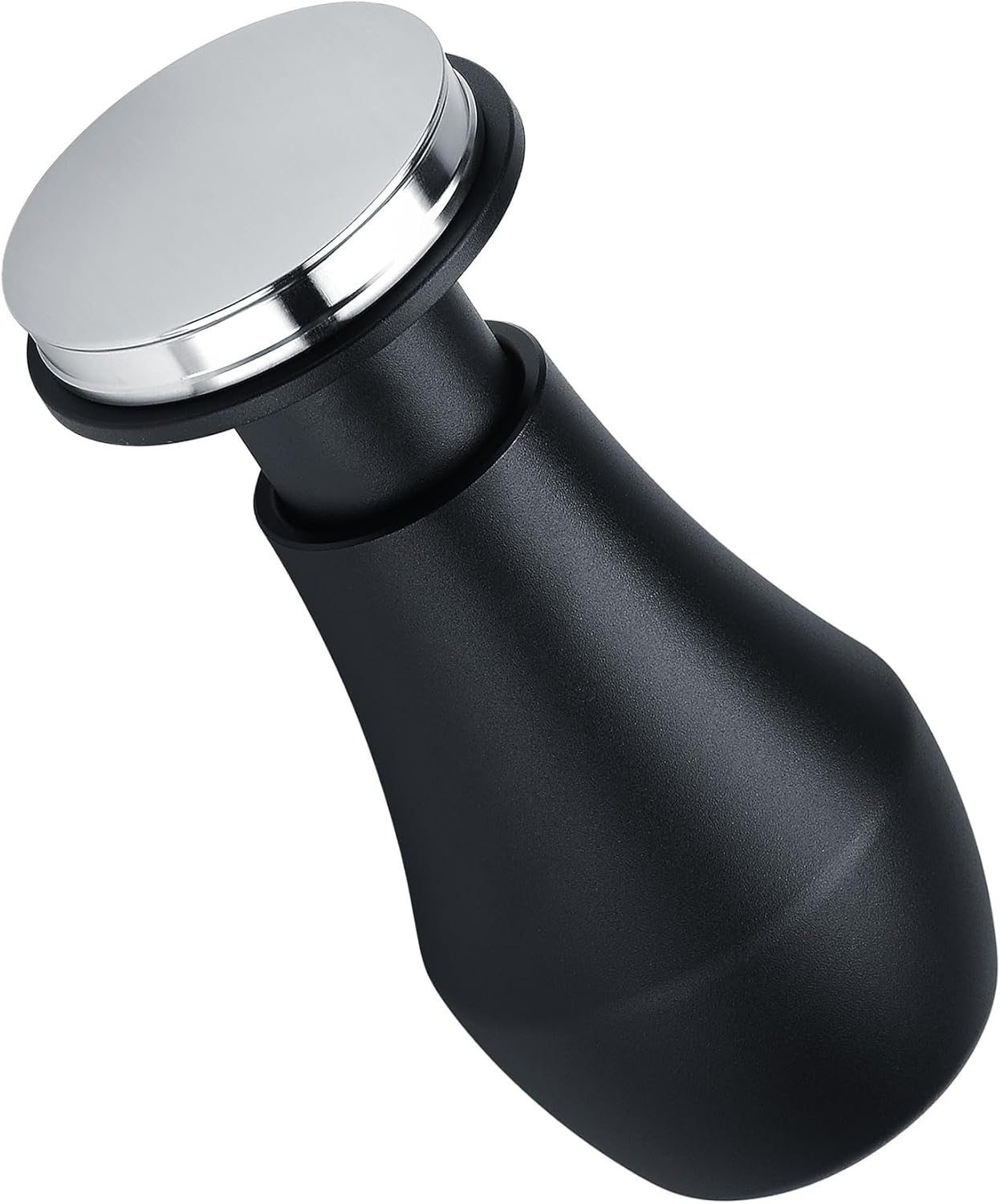 Normcore 39mm Espresso Tamper V4, Barista Coffee Tamper, Spring Loaded Tamper With Stainless Steel Flat Base, Compatible with Flair Classic, Flair Signature, NEO Flex, Black