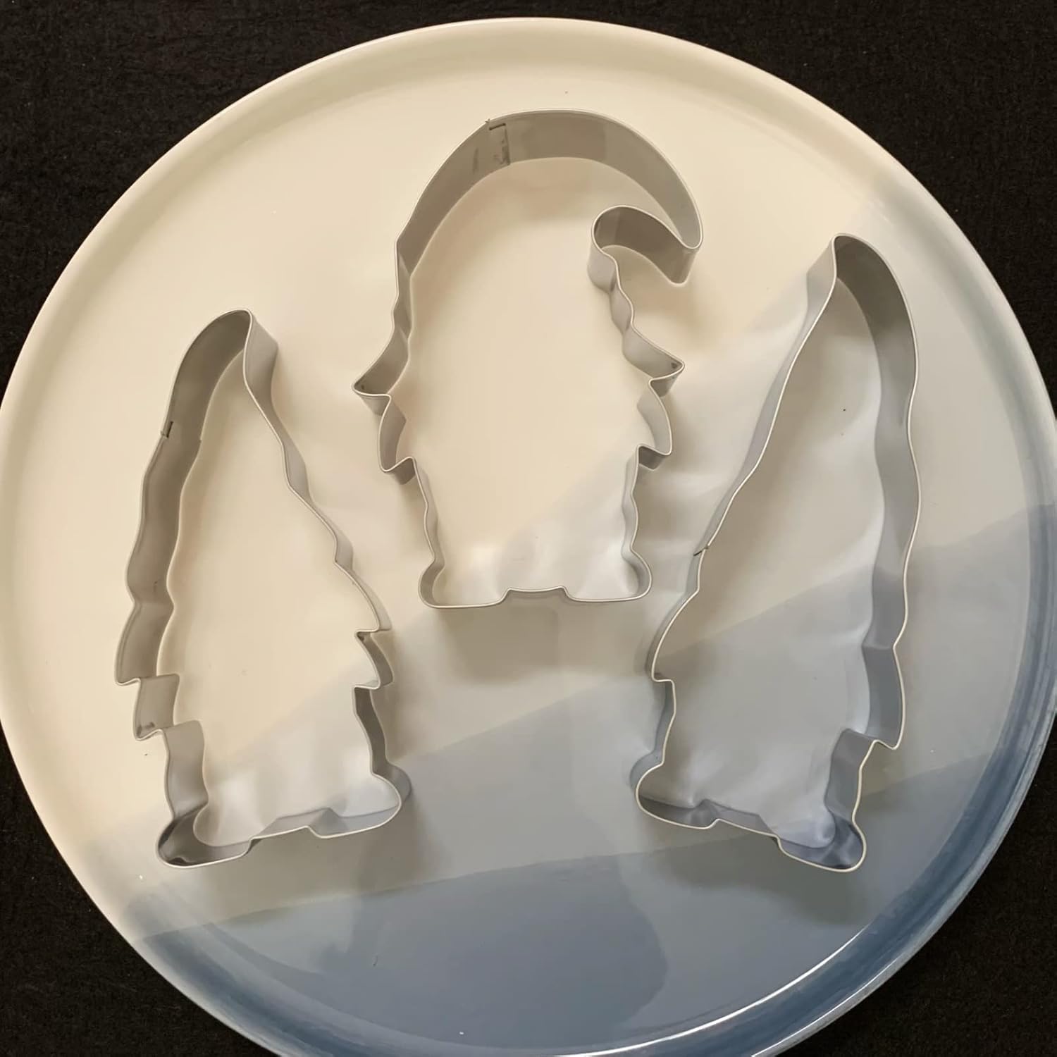 Gnome Cookie Cutter Set-5.3" 4.5" 4.3"-3-Pieces-Holiday Cookie Cutters Fondant Biscui Cutters