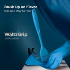Kitchen Mama WaltzGrip Platinum Silicone Basting Pastry Brush: Set of 2 Heat-Resistant Brushes Utensils for Cooking, Baking, Grilling, Barbecue, and Spreading Oil, Butter, Egg - Dishwasher-Safe (Blue)