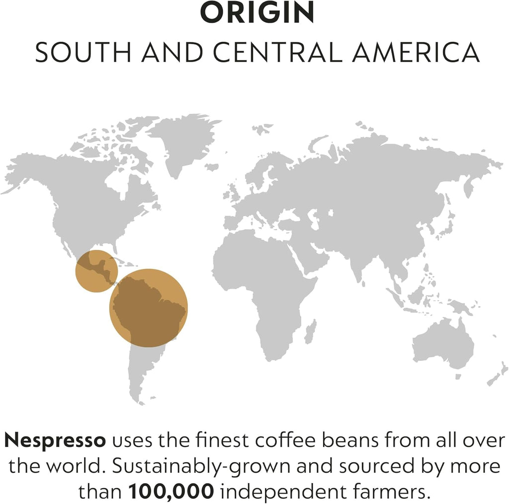 Nespresso Capsules Original Line, Roma Intenso, Medium Roast Coffee, 50 Count Coffee Pods