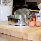 Soro Essentials- 10'' x 3'' Deep Aluminum Round Spring Form Pan- Leak Proof Cheesecake Pan Spring Form Pans with Removable Bottom and Quick Release Latch for Baking Cheesecake Cakes