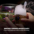 Icicle Cocktail Stirrer, Dry Ice Swizzle Sticks for Smokey Cocktails, Drinks, and Coffee, Glows In The Dark, (Use with Dry Ice), 50 Pack