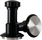 Coffee Tamper 53mm, Spring Loaded Espresso Tamper with 25lb/30lb/35lb Calibrated Springs, Sound Feedback & Ripple Base for Even Extraction, Espresso Accessories