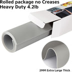 Silicone Mat Heat Resistant Mats for Countertop, Multipurpose Large Silicone Mats for Crafts Kitchen Workbench Size 48x24 inches Thick 2mm,Rolled Package,Grey