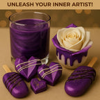 Bulk (20g) Purple Luster Dust Edible Glitter for Cocktails | Premium Edible Purple Luster Dust for Cake Decorations - Edible Glitter for Drinks Cupcakes Cookies Cakes Food Paint