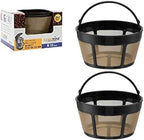 GoldTone Brand Reusable 8-12 Cup Basket Coffee Filter fits Hamilton Beach Coffee Makers and Brewers. Replaces your Hamilton Beach Reusable Coffee Filter - BPA Free (2 Pack)