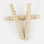 3 pcs 8 Inch Wood Rolling Pin, Great for Children's Play, Arts and Crafts