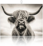 Large Dish Drying Mats For Kitchen Counter Microfiber Kitchen Drying Mat XL Draining Pad Absorbent Quick Drying Dish Mat 18x24 Inch - Cow Face