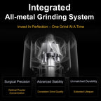 Coffee Grinder, Viesimple Gen 4, Single Dose Burr Coffee Grinders with Magnetic Dosing Cup, Electric Coffee Bean Grinder with Anti-Static Design, Espresso Grinder Compact & Quiet for Home Use Black