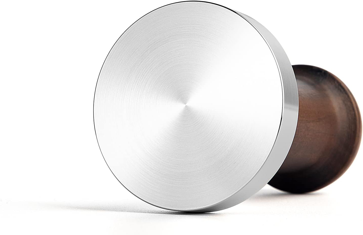 MOJAE 51mm Espresso Tamper, Coffee Tamper, Espresso Press Tool with 304 Stainless Steel Flat Base and Wooden Handle for Barista Espresso Machines, Fits for 51mm Portafilter