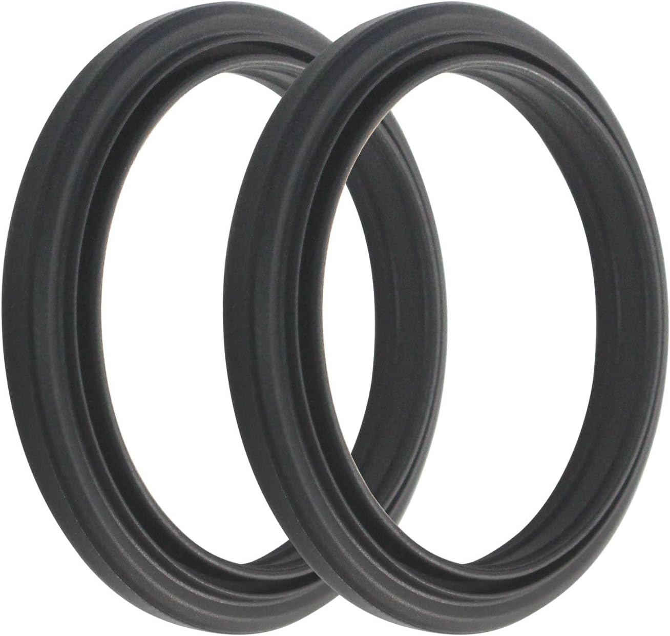 58mm Silicone Steam Ring 2 Pack for Delonghi Espresso Machine Steam Seal Ring Head Filter Silicone Gasket for D'Lh Espresso Machine Parts EC685 EC680 EC695 EC820 EC850 EC860 EC9335M EC9355M EC9665M