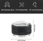 51mm Espresso Accessories Kit 2-in-1 Coffee Distributor and Tamper Leveler, WDT Tool and Magnetic Dosing Funnel for 51 mm Portafilters