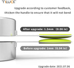 TILUCK measuring cups and magnetic measuring spoons set, stainless steel measuring cups, 6 double-sided stainless steel measuring spoons & 1 leveler (6+7)