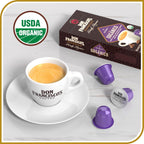 Don Francisco's Organico Espresso Pods: 80 Dark Roast Aluminum Capsules, Intensity 7, Compatible with Nespresso Original Line Machines - Bold Cuban-Style coffee with Caramel Notes