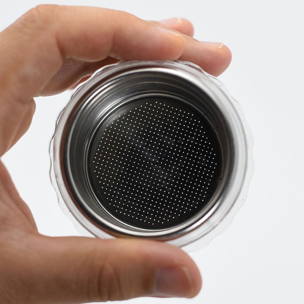 Leverpresso 51mm Ridgeless Filter Basket – 18g 304 Stainless Steel Non-Pressurized Espresso Basket for 51mm Portafilter Machines