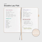 &And Per Se Lined Journal Notebook, 160 Pages, A5 5.7 x 8 inches College Ruled Thick Paper Notebook Journals for Writing, Hardcover Notebooks for Women Men Office School (1 Pack, Light Apricot)