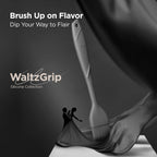 Kitchen Mama WaltzGrip Platinum Silicone Basting Pastry Brush: Set of 2 Heat-Resistant Brushes for Cooking, Baking, Grilling, and Spreading Oil or Butter - Dishwasher-Safe (Metal Gray)