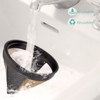 KEEPOW Reusable Coffee Filter Replacement 14 cup Compatible with Cuisinart DCC-3200 DCC-1200 Coffee Maker, Gold Tone Coffee Filter Basket 10 12 14 Cup, 1+12