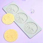 TUKE 3D Honeycomb Lace Fondant Mold Lace Beehive Wedding Cake Silicone Mousse Sugar Craft Icing Mat Pad Pastry Baking Tool (B_ Honeycomb)