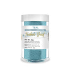 BAKELL Teal Edible Glitter, 25 Grams | TINKER DUST Edible Glitter | KOSHER Certified | 100% Edible Glitter | Cakes, Cupcakes, Cake Pops, Drinks, Dessert Vegan Glitter & Dusts (25g, Teal)