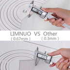 Silicone Baking Mat，Non Stick Rolling Dough with Measurements for Pie Pizza Cookies Fondant Making，Extra Thick Non Slip Silicone Pastry Mat