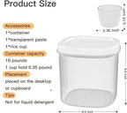 Rice Dispenser,10 Lbs Rice Container Storage with Measuring Cup Food Cereal Container Bins Household for Kitchen Pantry Organization