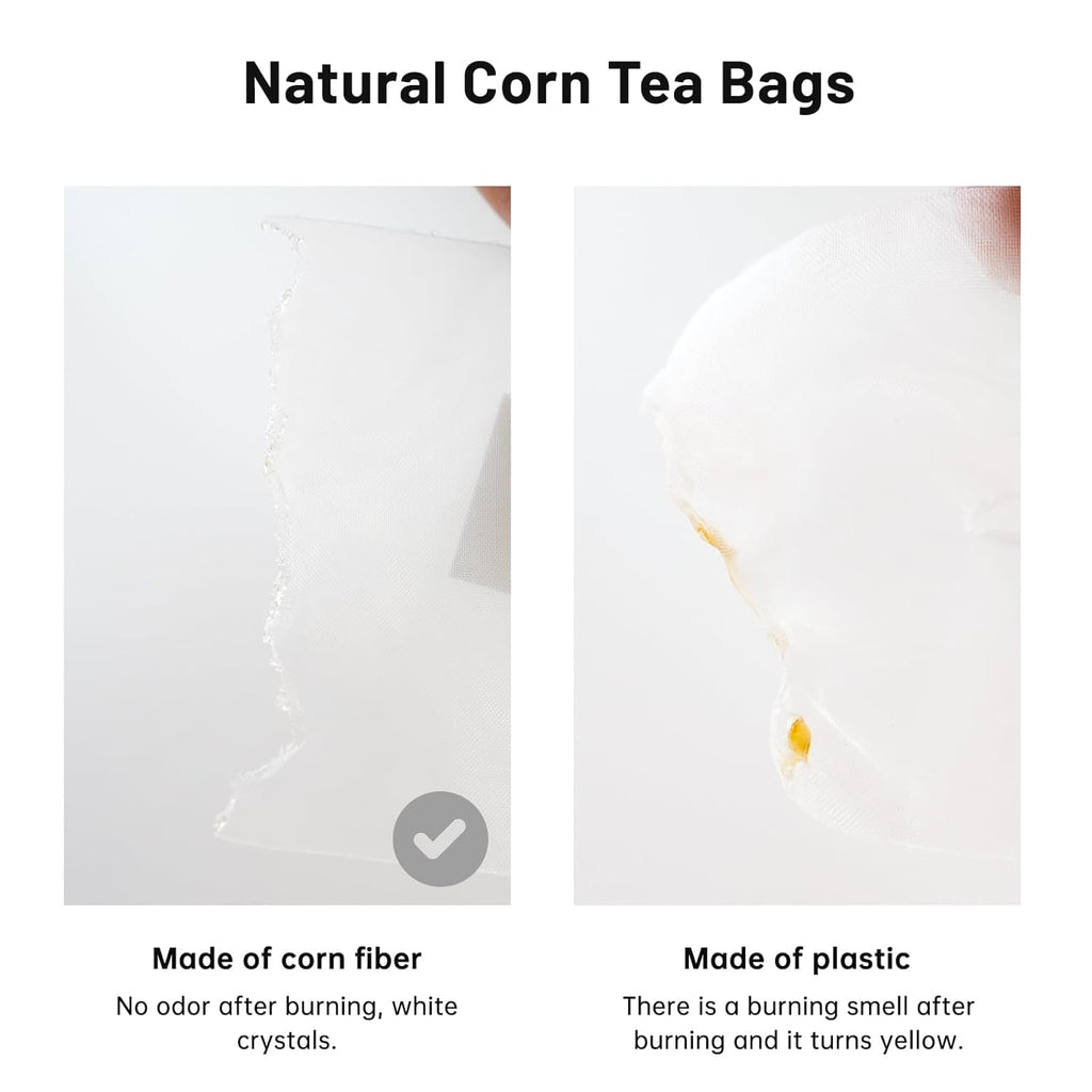 iTeaworld Yunnan Black Tea Loose Leaf, Non-GMO, No Sweetener, Authentic Chinese Tea, Honey & Sweet Potato Aroma, Strong tea,20 Corn Tea Bags for Black Tea Beginners - 1 Pack (3.5 oz)