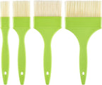 GEEKHOM Basting Brushes, Basting Pastry Baking Brush Set Heat Resistant Spread Oil Butter Sauce Marinade Meat Glazing for BBQ Grill Barbecue Baking Kitchen Cooking, Green