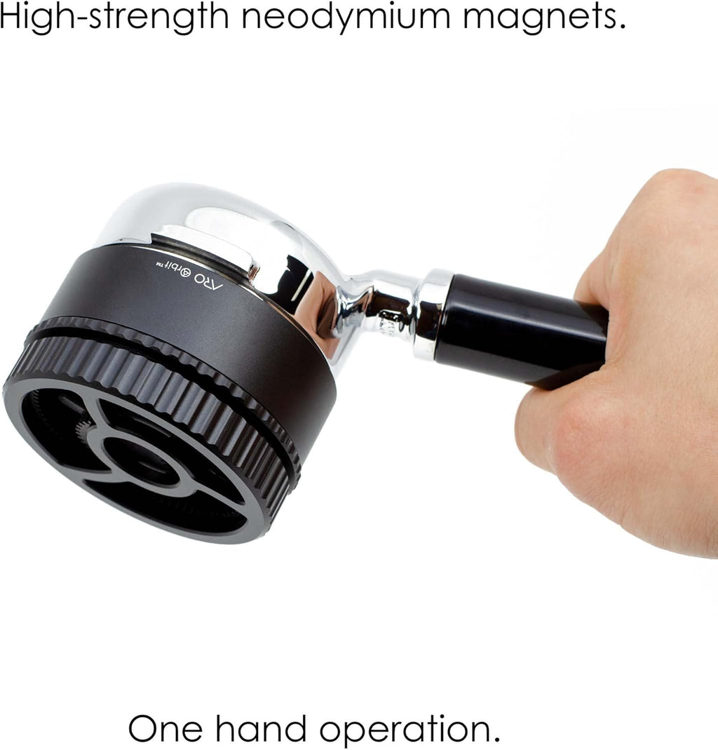 ARO Orbit PRO™ | Aluminum Spirographic WDT Tool | Mechanical Geared Spinning Distribution Tool for Home Baristas and Professional Cafés | Compatible with 58mm Portafilters