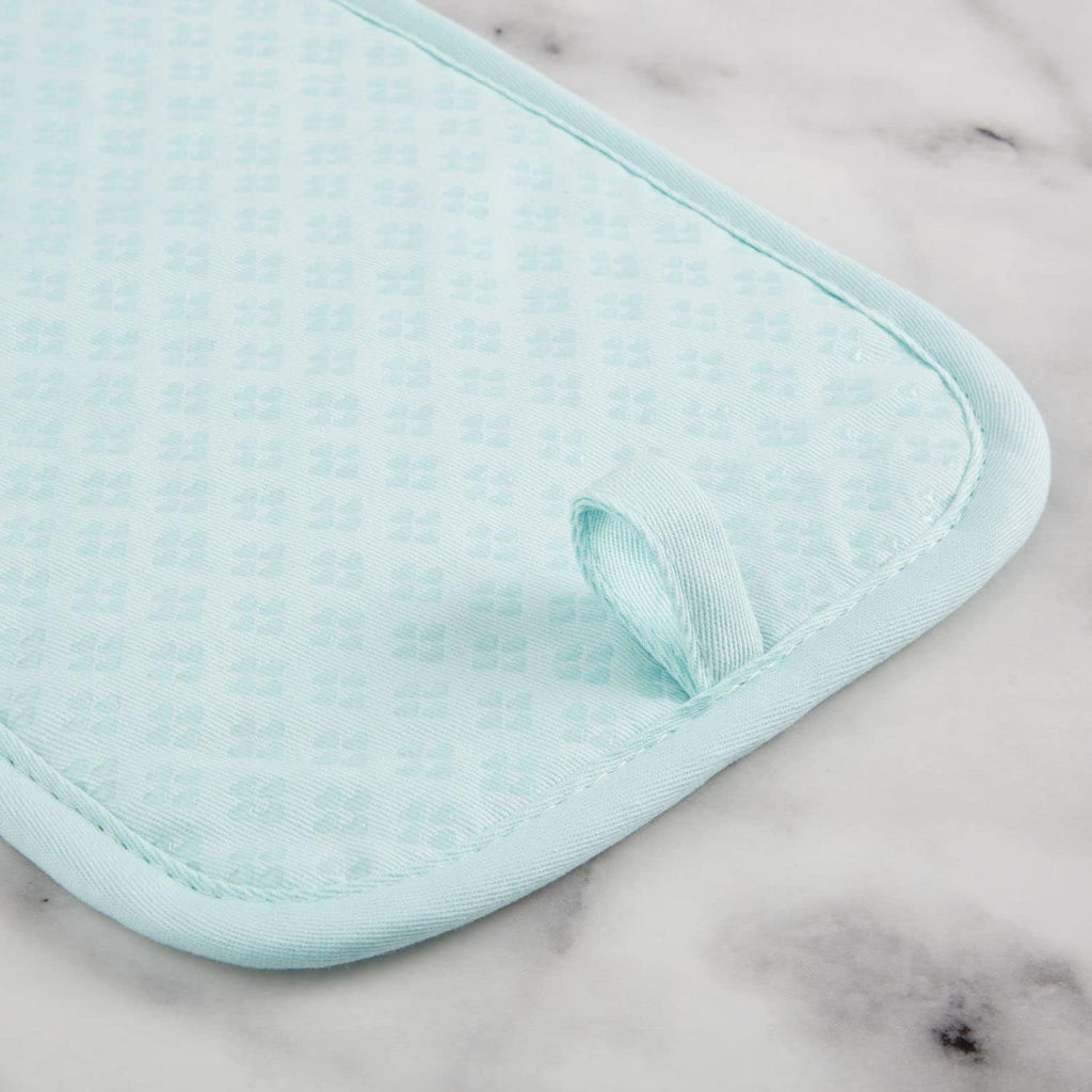 KitchenAid Asteroid Pot Holder 2-Pack Set, Mineral Water, 7"x10"