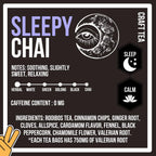 Revival Tea Company Sleepy Chai Tea - Rooibos Chai Tea Red Tea Blend with Valerian Root and Fresh Spiced Chai Flavor - Caffeine Free - 24 Tea Bags