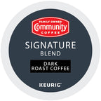 Community Coffee Signature Blend 24 Count Coffee Pods, Dark Roast, Compatible with Keurig 2.0 K-Cup Brewers, 24 Count (Pack of 1)