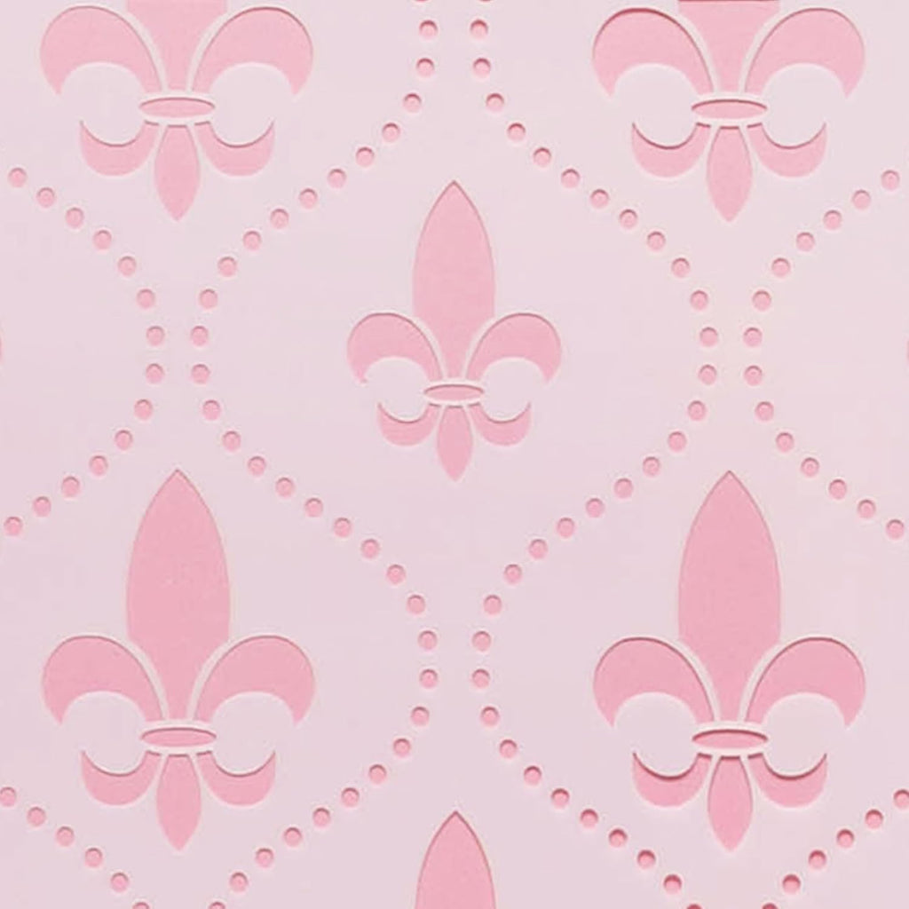 Royalty Lily Flower Large Cale Decorating Stencil (Fleurdelis)