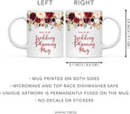 Andaz Press 11oz. Wedding Ceramic Coffee Tea Mug Gift, Fall Autumn Marsala Burgundy Flowers Roses Florals, This is My Wedding Planning Mug, 1-Pack, Includes Gift Box