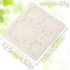 1 Pcs Maple Leaf Fondant Mold, Plant Leaf Chocolate Silicone Molds, for Autumn Theme Party Kitchen Baking Cake Decoration Cupcake Topping Cookie Candy Dough Gum Modeling Clay Keychain UV Resin