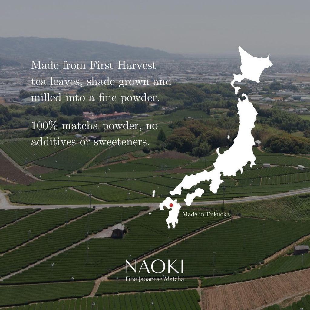 Naoki Matcha Fragrant Yame Blend – Authentic Japanese First Harvest Ceremonial Grade Matcha Green Tea Powder from Yame, Fukuoka (40g / 1.4oz)