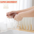 Homaxy 100% Cotton Waffle Weave Kitchen Dish Cloths, Ultra Soft Absorbent Quick Drying Dish Towels, 12 x 12 Inches, 8-Pack, Rust