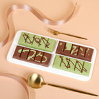 Chocolate Molds, Non-Stick Chocolate Bar Mold, Food Grade Silicone Deep Mold for Dubai Chocolate Bar Pistachio, Snacks - Set of 3