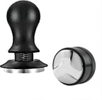 53mm Coffee Tamper & Distributor Set 53mm, Espresso Tamper Set with Spring Loaded and Base, Coffee Machine Accessories 54mm Calibrated Tampers for Breville Portafilter with Coffee Cleaning Brush