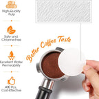 Aieve Espresso Paper Filter Compatible with Breville Barista Espresso Coffee Maker, 58 mm Espresso Filter Puck Screen Portafilter Paper (400 Pcs)